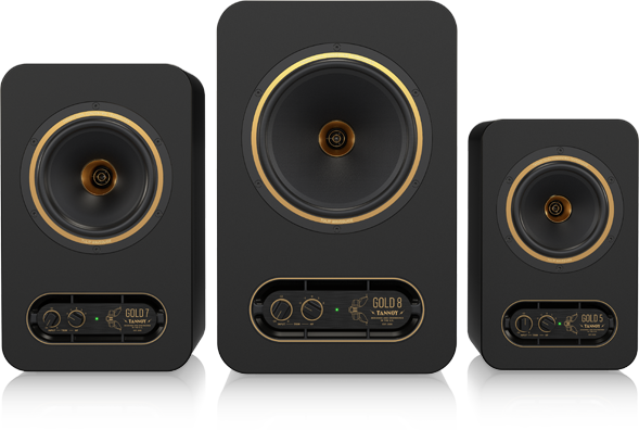 Tannoy store monitor gold